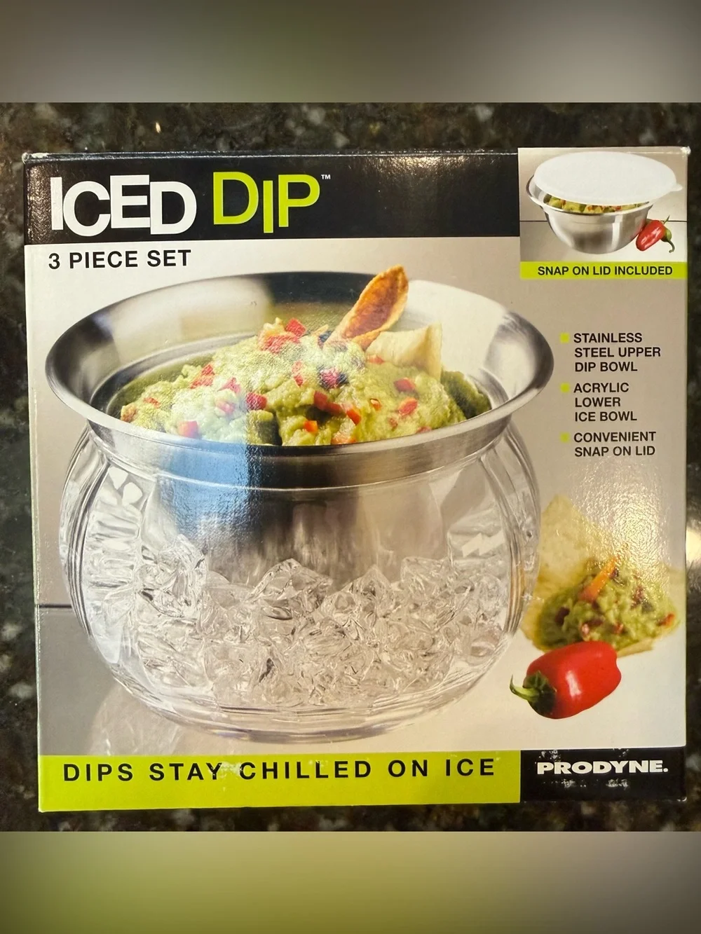 Iced Dip container/server